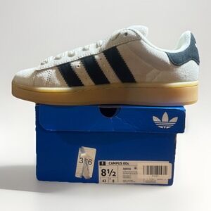 Adidas Campus 00s Camp Gum Cream White Core Black Mens JQ8356 NEW Men's 8.5